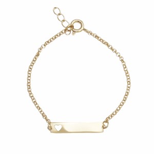 Pulseira Plaquinha Coração