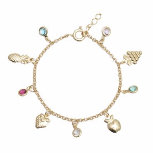 Pulseira Infantil com Frutas
