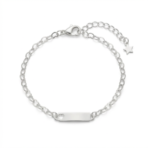 Pulseira Plaquinha Coração