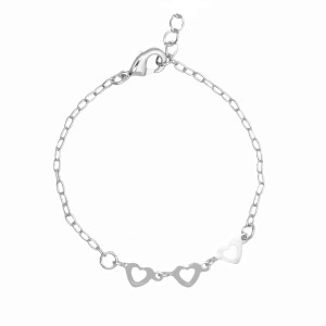 Pulseira Três Corações