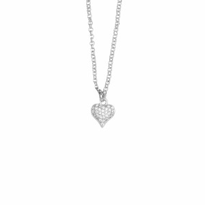 Colar Coração Brilhante